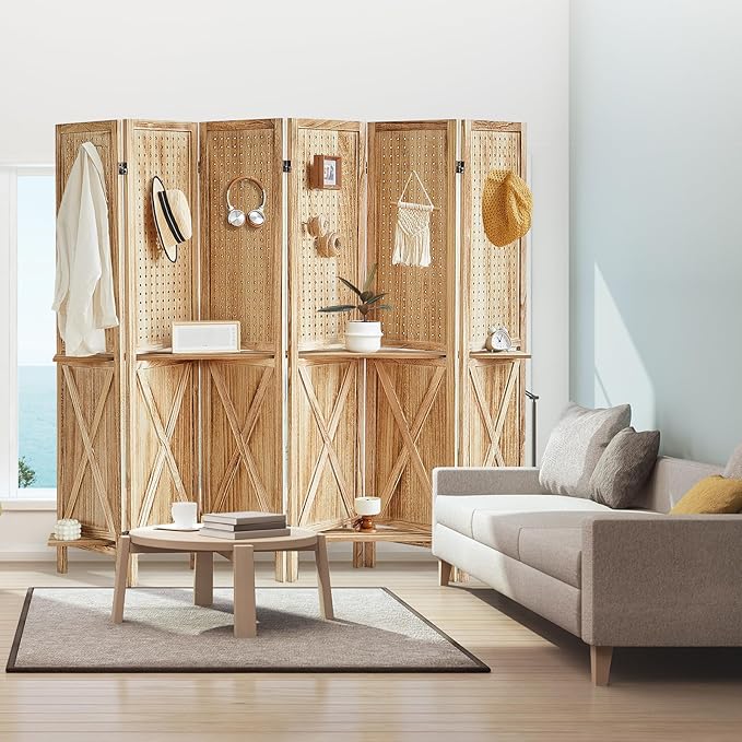 Aleesing 6 Panel Pegboard Display - Image 9