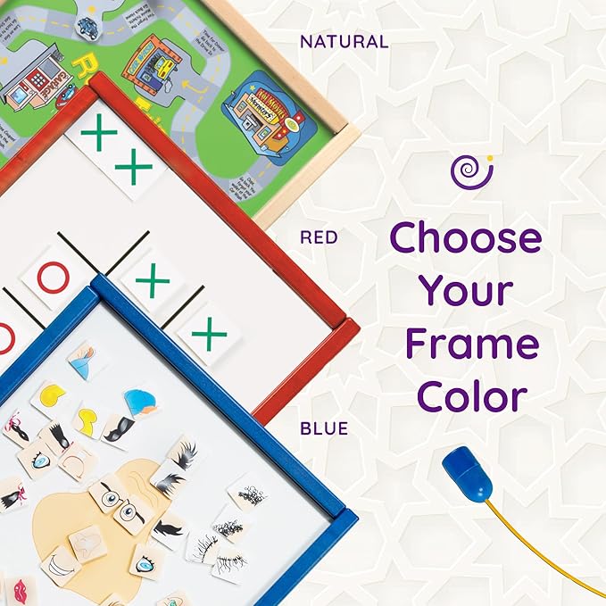 Magnetic Toddler Activity Wall Panel Toy – Interactive Wall Busy Board – - Image 3