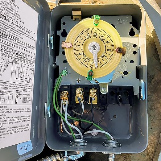 careNEW T101M Mechanical Timer Switch - 120V 2HP 40A SPST Pool Pump Timers - Image 6