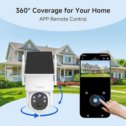 Noorio Solar Security Camera Wireless Outdoor, 2K Cameras - Image 6