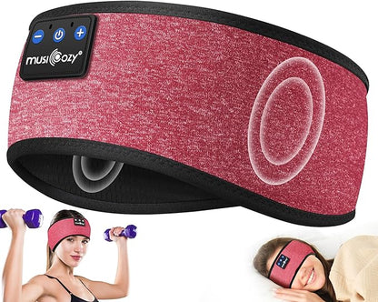 MUSICOZY Sleep Headphones Sleep Mask Bluetooth Headband Wireless Music Headband by MUSICOZY