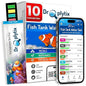 Digital Aquarium Water Test Kit, App-Enabled 10-in-1 Freshwater & Saltwater by DROPLYTIX