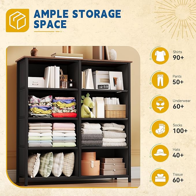 DWVO Dresser for Bedroom, Fabric Dresser - Image 5