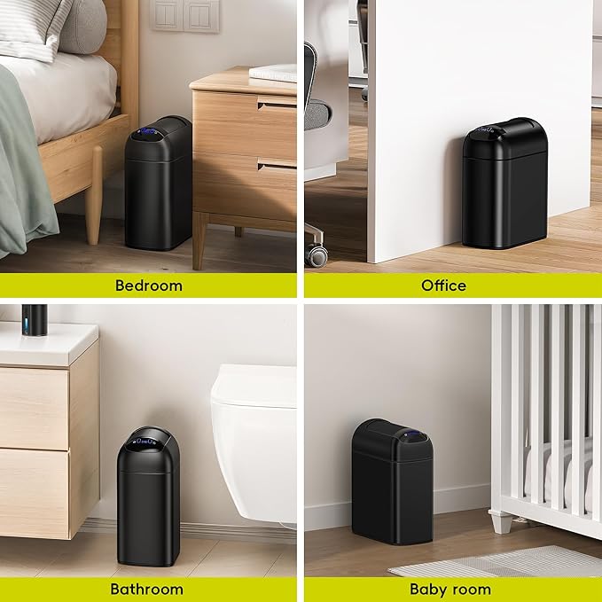 EKO Astro Slim Sensor Trash Can, 10L / 2.6 Gallon Touchless Garbage Bin - Image 8