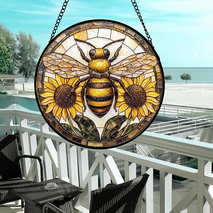 DASTOLL Stained Glass Window Hanging - Image 4