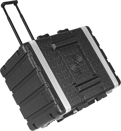 Sound Town Lightweight 8U PA DJ Rack/Road Case - Image 3