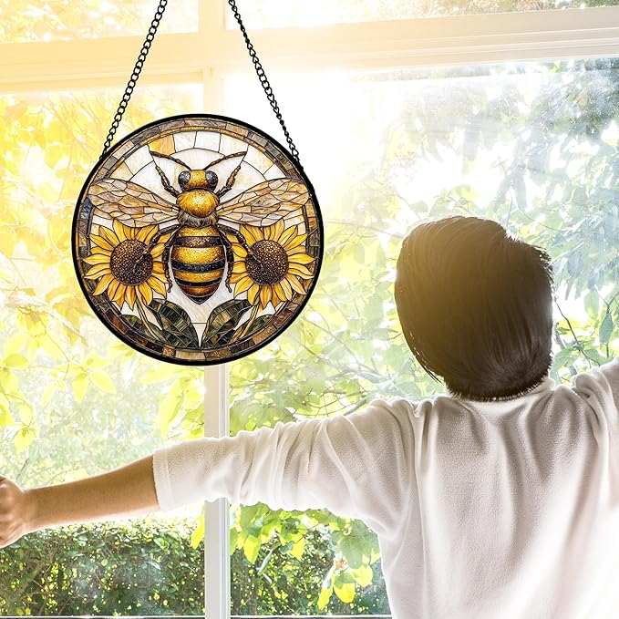 DASTOLL Stained Glass Window Hanging - Image 2