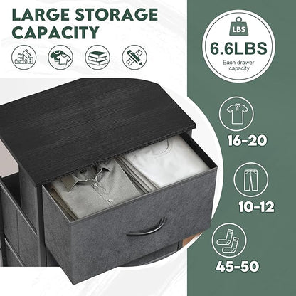 4 Fabric Drawer Dresser for Bedroom, Chest of Drawers - Image 6