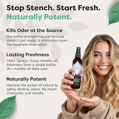 Lumi Outdoors Natural Shoe Deodorizer Spray & Odor Eliminator - Image 3