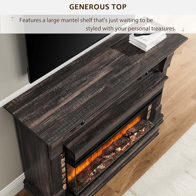 OKD 52 Inch Electric Fireplace - Image 4