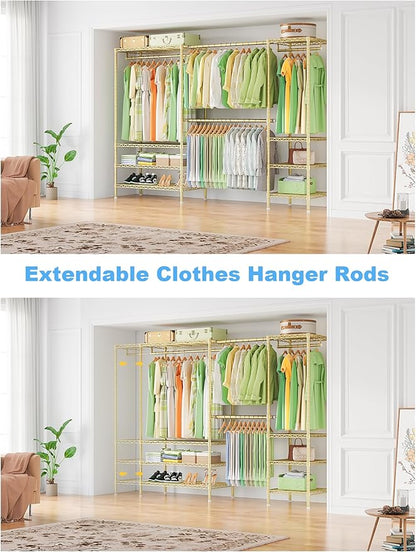 Ulif E11 Heavy-Duty Garment Rack, Metal Freestanding Clothes Rack and Closet - Image 3