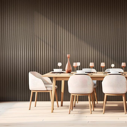 Art3dwallpanels Slat Wall Paneling, 8 Pack Wavy Grain Panel Wall Slats - Image 9