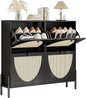 IRONCK Rattan Shoe Cabinet Storage by IRONCK