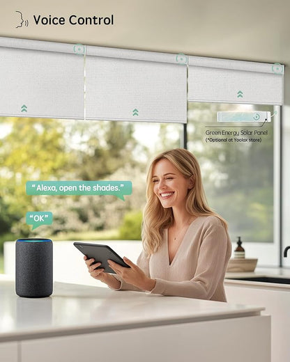 Yoolax Motorized Blinds with Remote, Smart Blinds - Image 2