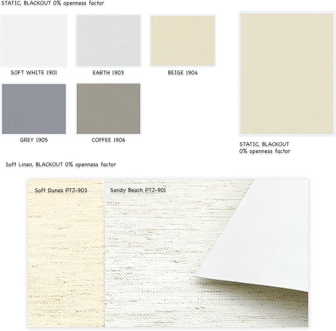 HILADUO Custom Motorized Blackout Roller Shades – Smart Electric Blinds Work - Image 7