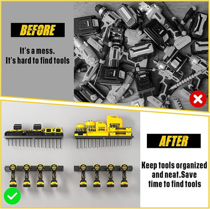 Power Tool Organizer Wall Mount, Heavy Duty Tool Organizers and Storage - Image 5