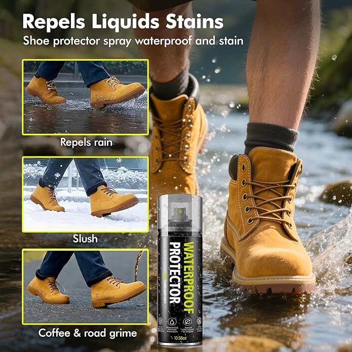Shoe Protector Spray: Rain Stain Dirt Waterproof Shoe Spray, Nano Protection - Image 6