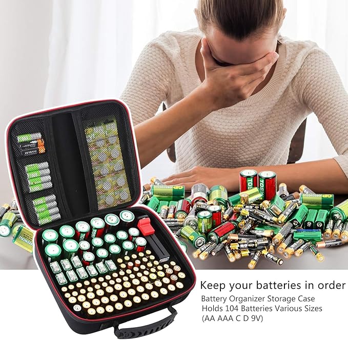 Battery Organizer Storage Case Box - Image 2