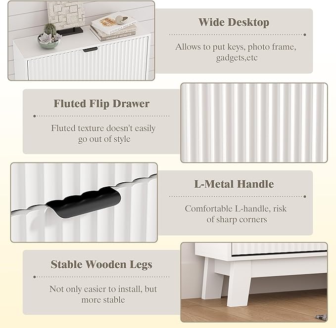 Shoe Cabinet Storage for Entryway - Image 6
