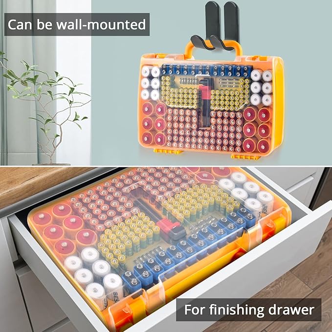 Battery Organizer Storage Holder Box Case - Image 7