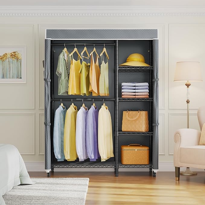 VIPEK V7C Garment Racks with Cover Portable Closets - Image 9