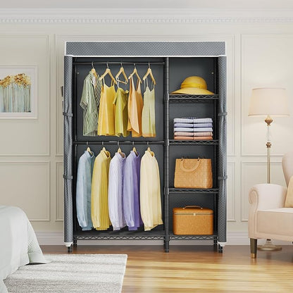 VIPEK V7C Garment Racks with Cover Portable Closets - Image 9