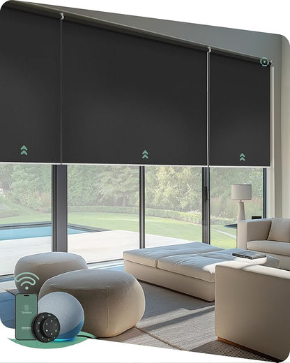 Yoolax Smart Coupled Roller Shades Compatible by Yoolax