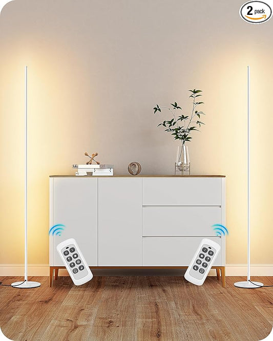 EDISHINE Minimalist LED Corner Floor Lamp by EDISHINE