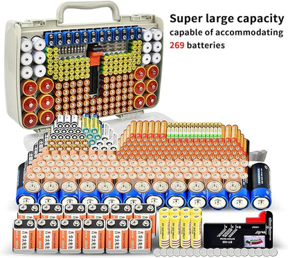 Battery Organizer Storage Holder Box Case - Image 4