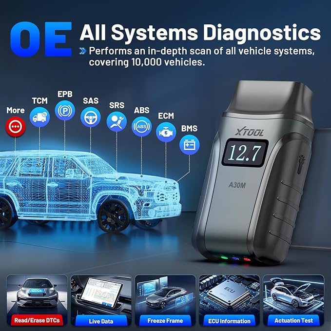 OBD2 Scanner Diagnostic Tool XTOOL Anyscan A30M V2.0, 2026 Wireless - Image 6