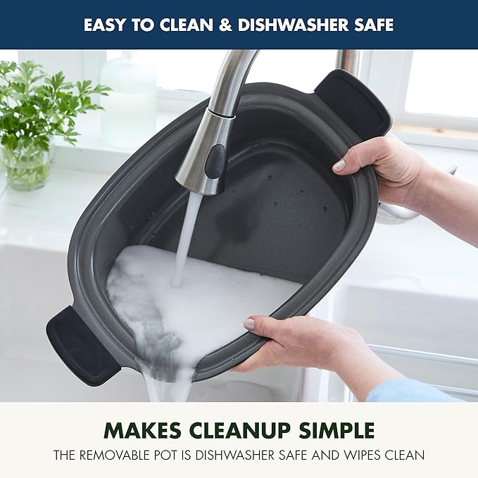 GreenPan Elite 14-in-1 Nonstick 6QT Electric Slow Cooker, PFAS-Free Ceramic - Image 6
