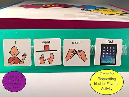 Smile4Autism Small 1.5"x1.5" Loose Visual Picture Cards, Receptive and - Image 4