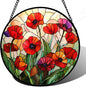 CRISGIF Stained Glass Window Hanging by Follow