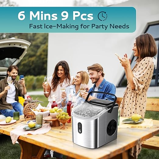 EUHOMY Countertop Ice Maker Machine - Image 3