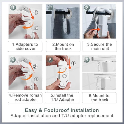 Takkicept Automatic Curtain Opener 2 Pack: Smart Electric Curtains Closer Robot - Image 5
