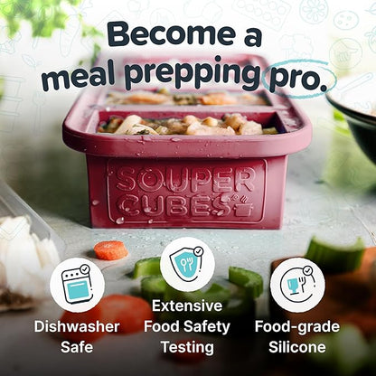 Souper Cubes 1 Cup Silicone Freezer Molds - Image 3