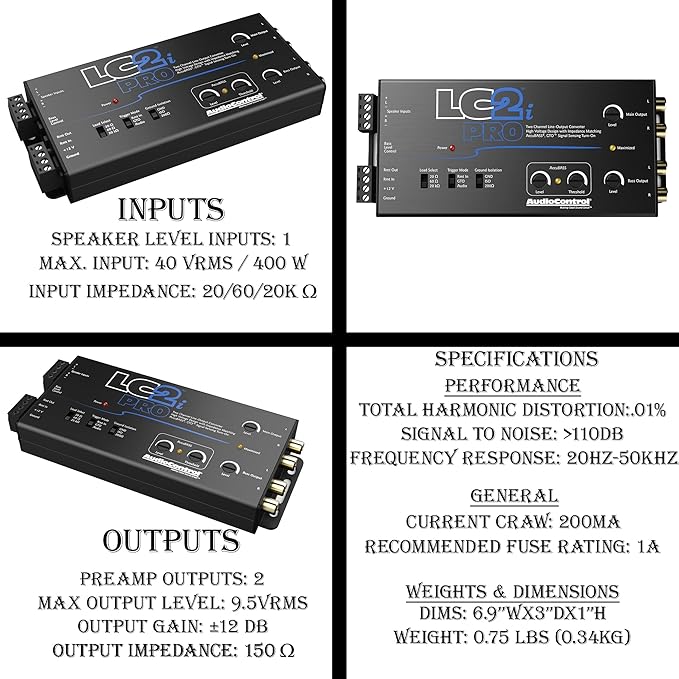 AccuBASS 2-Ch Line Out Converter Kit - Image 2