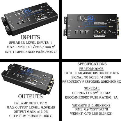 AccuBASS 2-Ch Line Out Converter Kit - Image 2