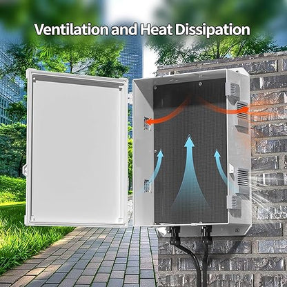 Namunanee Outdoor Electrical Junction Box, ABS Water Resistant Enclosure - Image 4