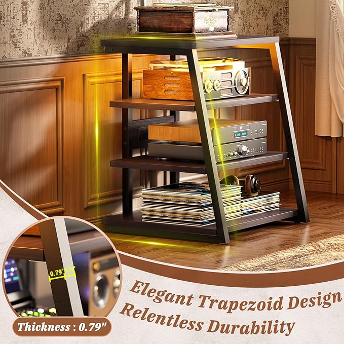 Armocity 4-Tier AV Media Stand - Image 6