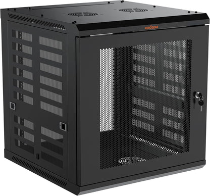echogear 12u network rack w/enclosed design, easy install, main product view