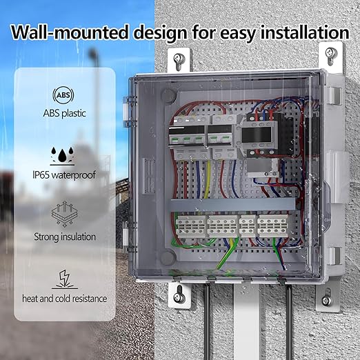ABS Electrical Junction Box, Ventilated Design, Cable Grommets, IP65 Waterproof - Image 2