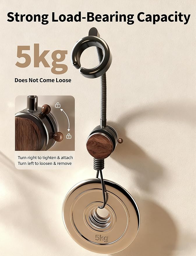Hands Free Hair Dryer Holder Wall Mounted - Image 4