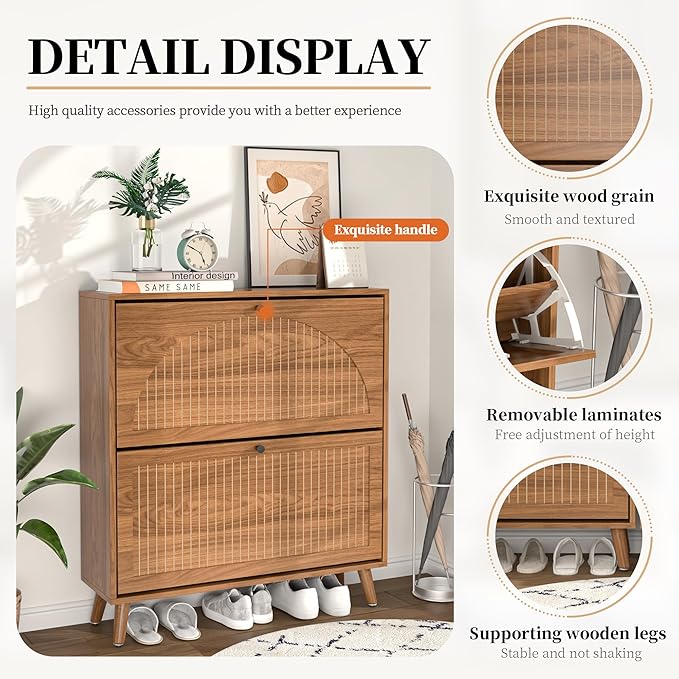 Shoe Storage Cabinet for Entryway - Image 4