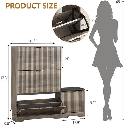 Shoe Cabinet Storage for Entryway - Image 2
