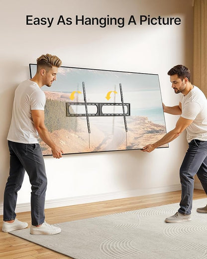 monTEK Heavy Duty XXL Fixed TV Wall Mount - Image 8