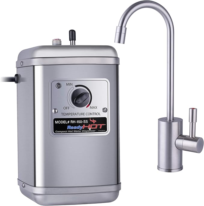 Ready Hot Compact Instant Hot Water Dispenser, Stainless Steel Tank, Wall by InstantHotWaterDispensers