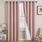 H.VERSAILTEX Linen Curtains 100% Blackout Curtains by HVERSAILTEX