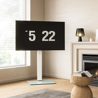 FITUEYES Swivel Floor TV Stand - Image 8