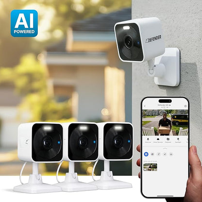 Defender GO 2K AI Powered WiFi Indoor/Outdoor Home, Baby Security Camera - Image 2